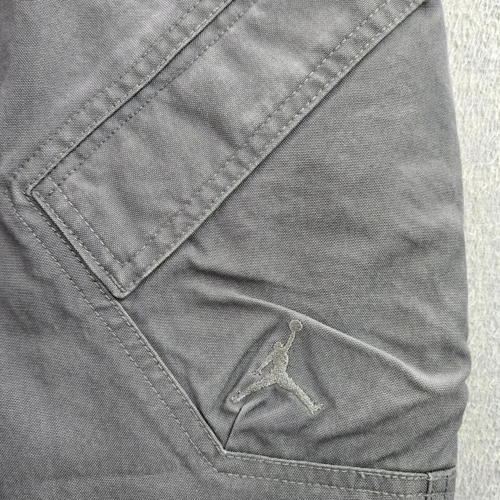 Jordan Men Pants S Gray Jumpman Embroidery Chicago Cargo Logo 29